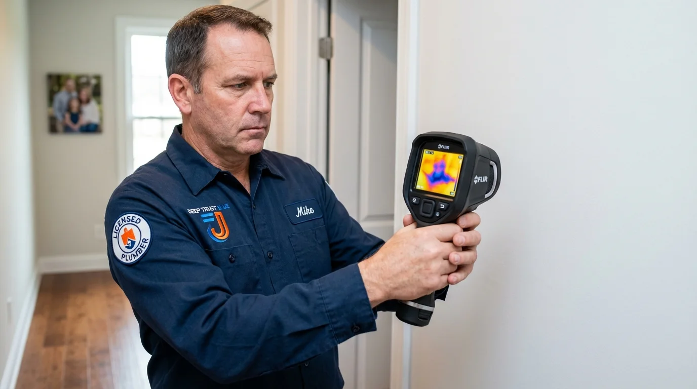 Thermal imaging leak detection by Johns Plumbing LLC in Refugio